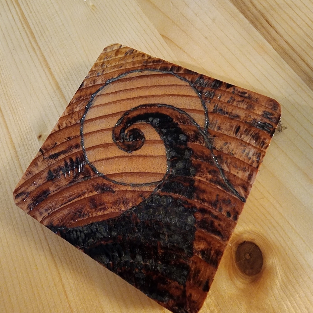 Wooden Halloween Coasters Set - Picture 2 of 3
